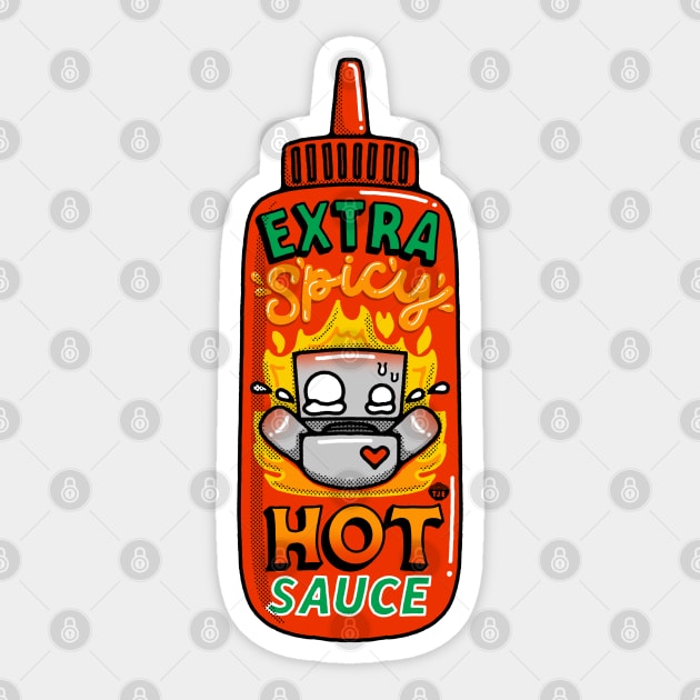 Extra Spicy Sticker by thejellyempire